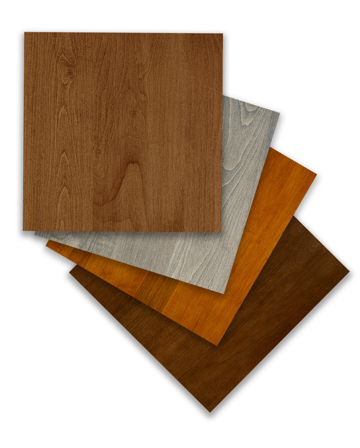 Wood Finish swatches that are an example of some of the options available for Stickley Selectionals