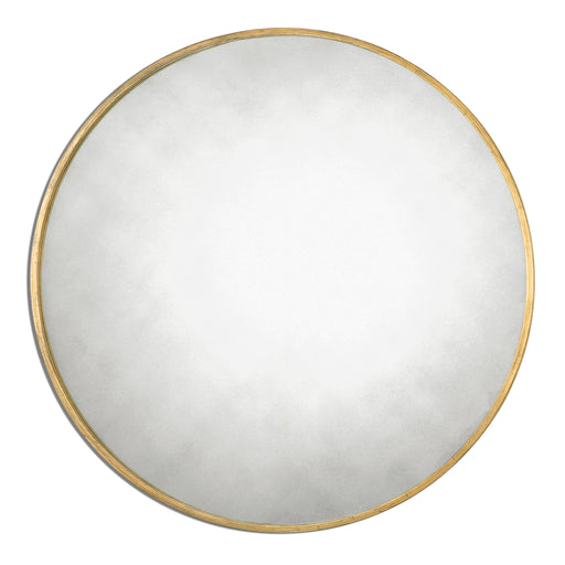 Junius Gold Round Mirror - Stickley Furniture | Mattress