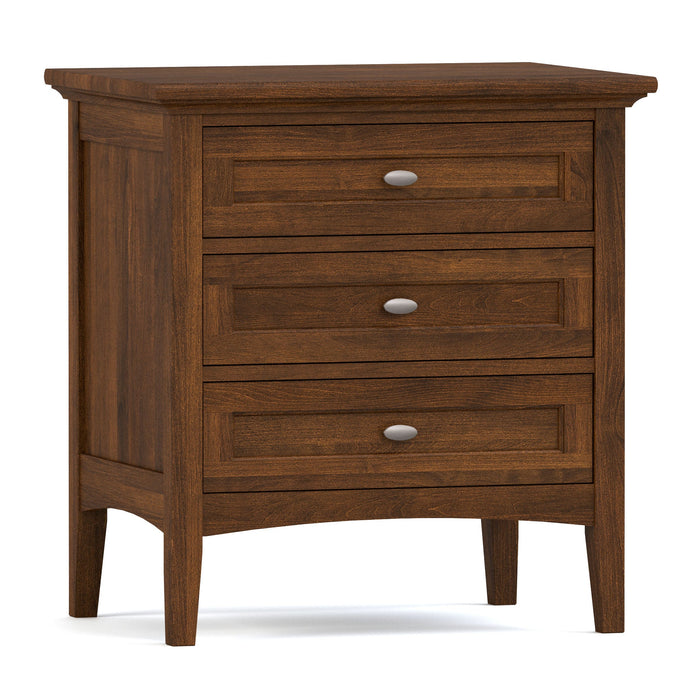 Revere Three-Drawer Nightstand