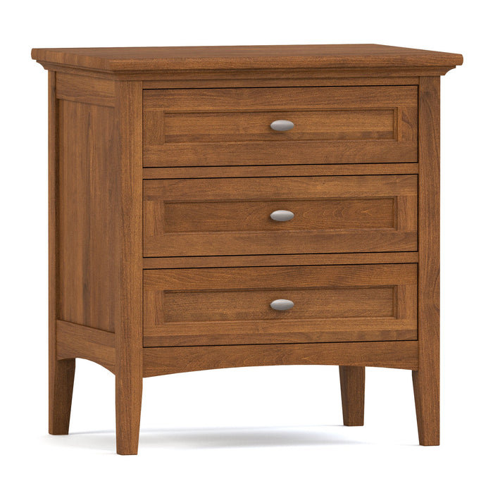 Revere Three-Drawer Nightstand