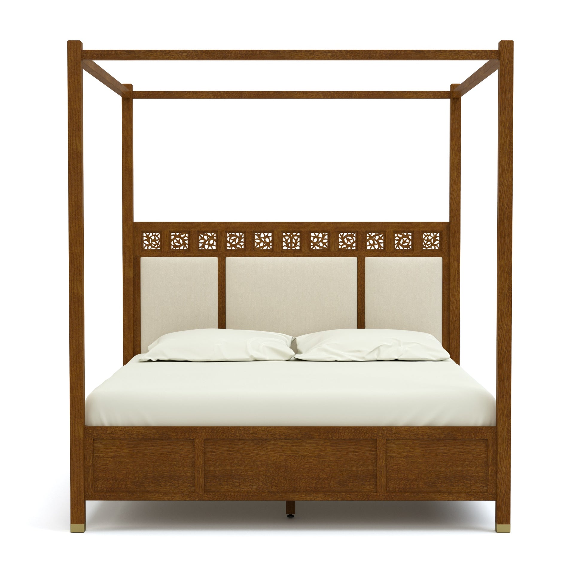 Surrey Hills Upholstered Four-Poster Bed - Stickley Furniture | Mattress