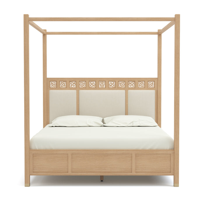 Surrey Hills Upholstered Four-Poster Bed - Stickley Furniture | Mattress