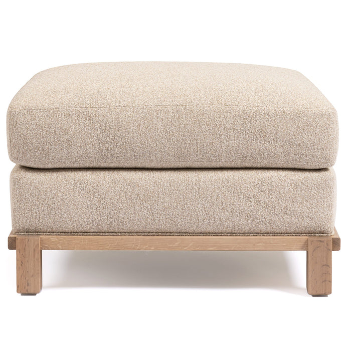 Surrey Hills Wood-Frame Ottoman