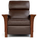 Bow Arm Morris Power Wall Recliner Colman Boot Leather 032 - Onondaga Finish