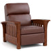 Bow Arm Morris Power Wall Recliner Colman Sienna Leather 032 - Onondaga Finish