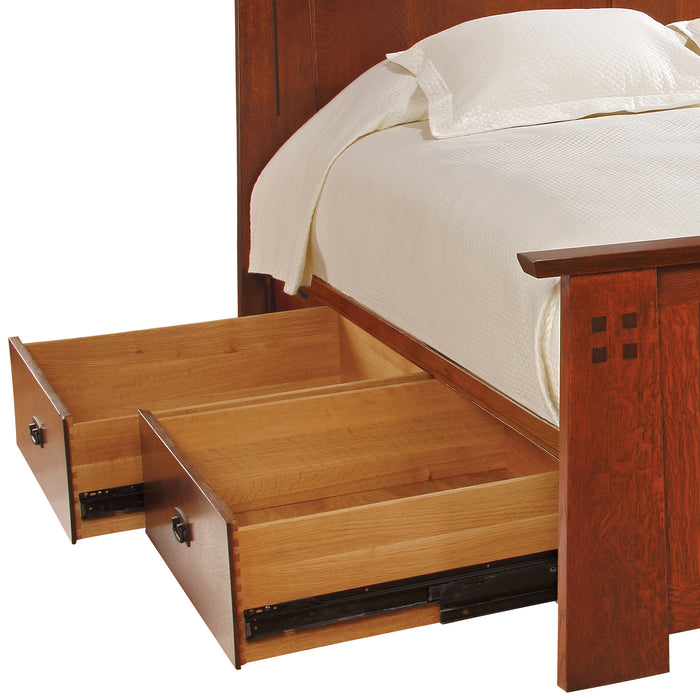 Highlands Platform Storage Bed - Stickley Furniture | Mattress