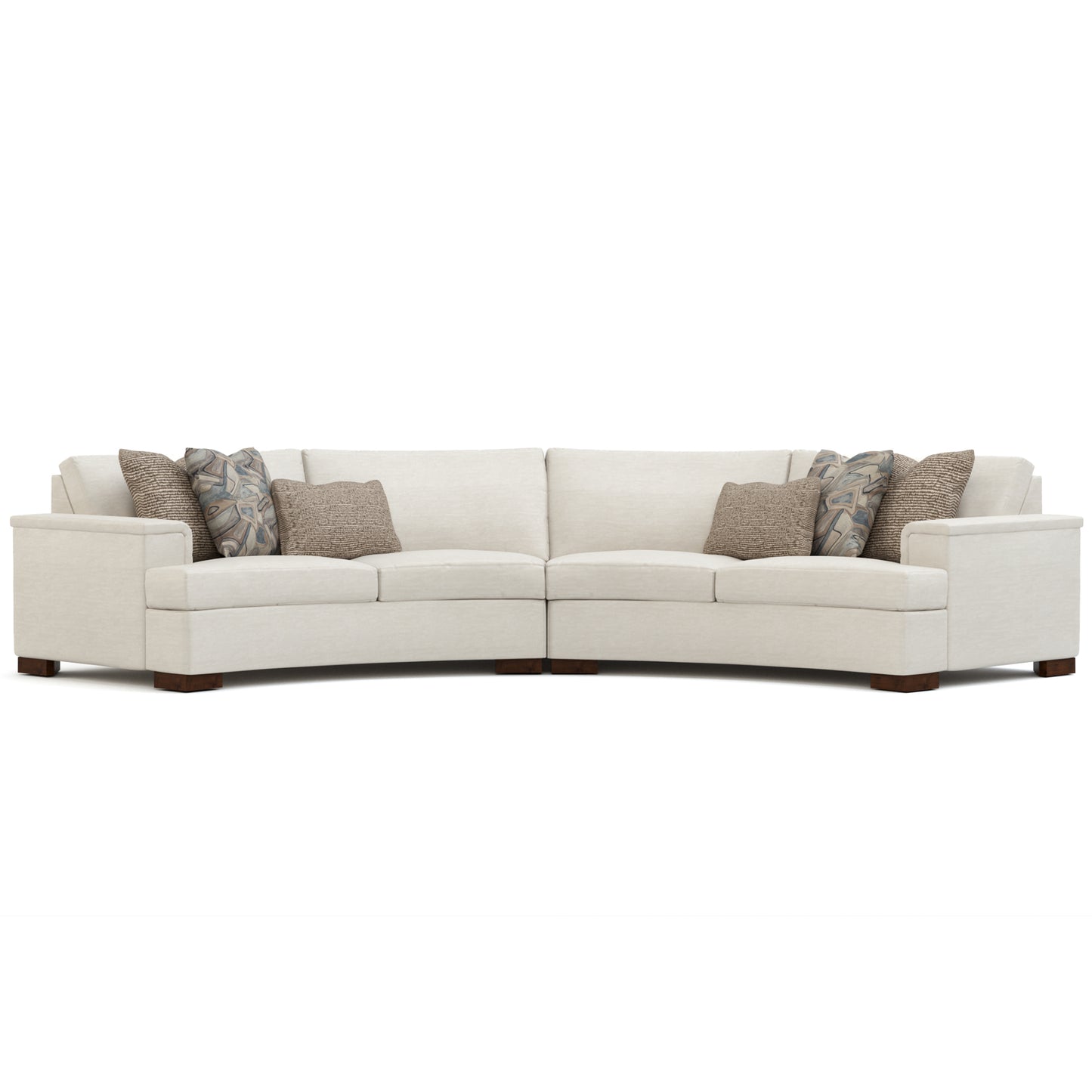 Hayward Small Curved Sectional - Stickley Furniture | Mattress