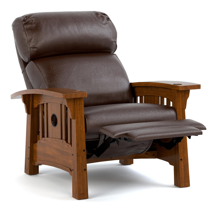 Tsuba Bustle-Back Recliner - Stickley Furniture | Mattress