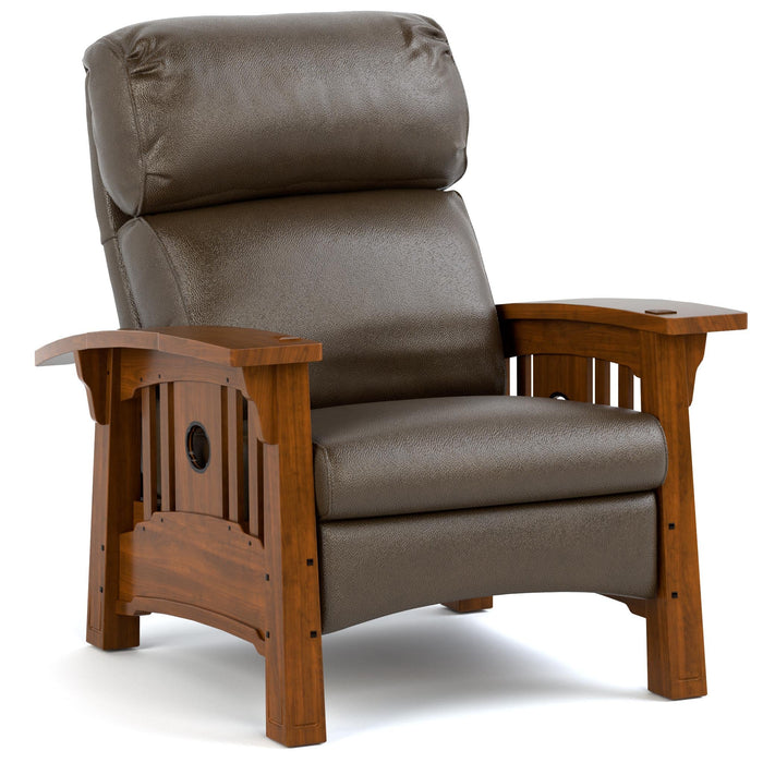 Tsuba Bustle-Back Recliner - Stickley Furniture | Mattress