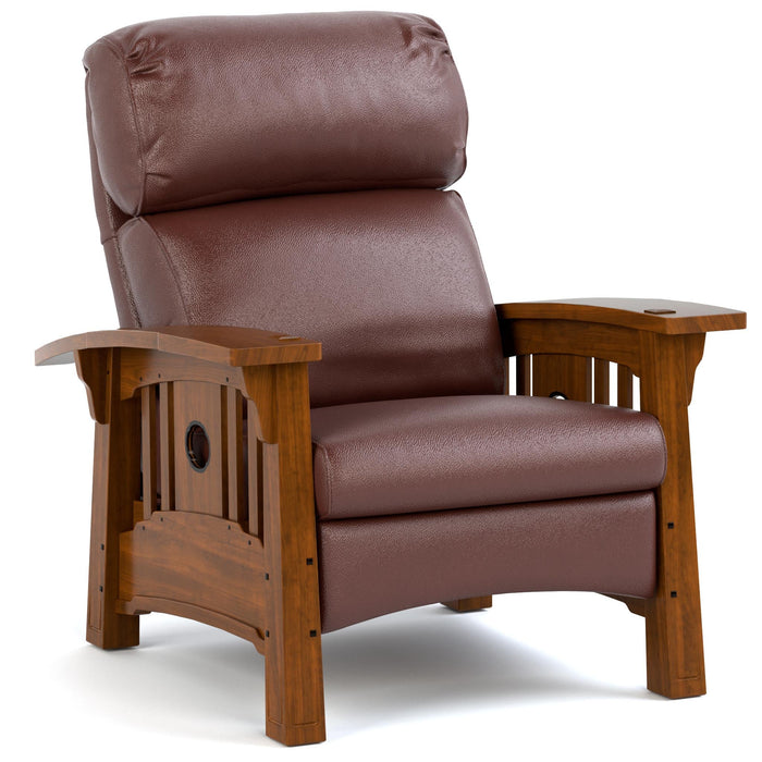 Tsuba Bustle-Back Recliner - Stickley Furniture | Mattress