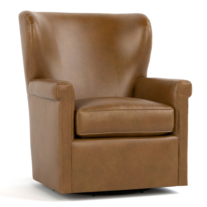 Hudson Valley Swivel Wing Chair - Stickley Furniture | Mattress