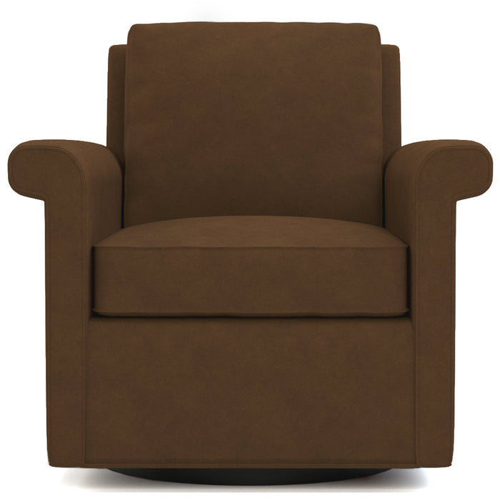 Belleville Swivel Chair Leather Alameda Cork