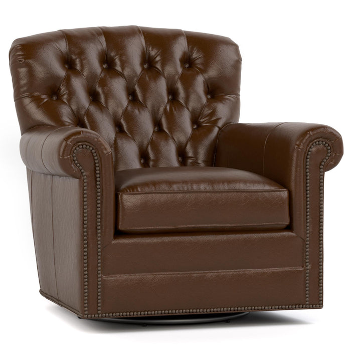 Wharton Tufted Swivel Chair - Stickley Furniture | Mattress