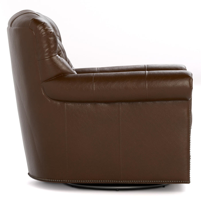 Wharton Tufted Swivel Chair - Stickley Furniture | Mattress