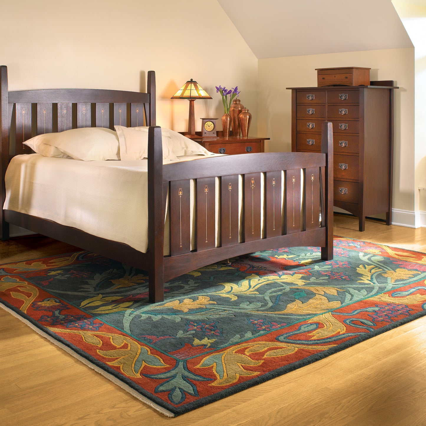 English Garden Rug - Stickley Furniture | Mattress