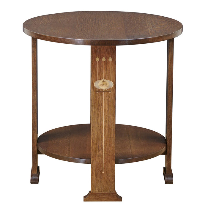 Harvey Ellis Round Lamp Table