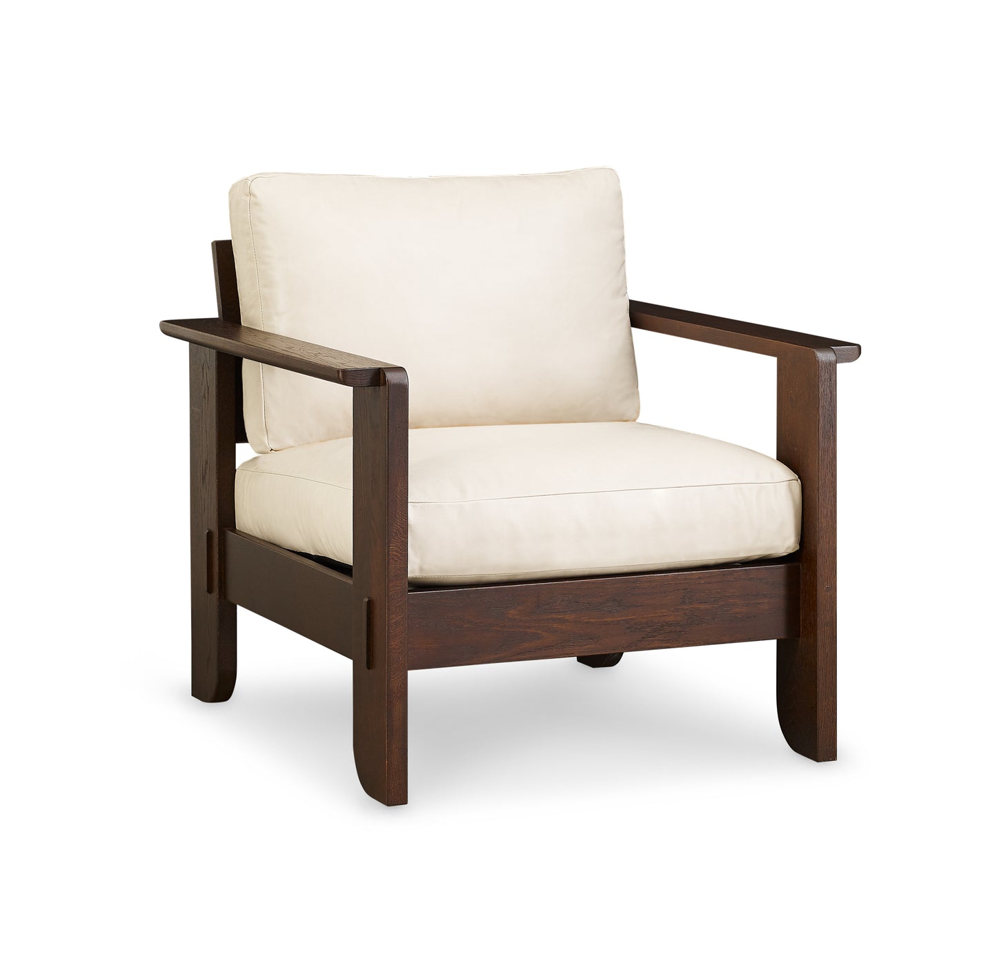 Dearborn Wood-Frame Lounge Chair - Stickley Furniture | Mattress