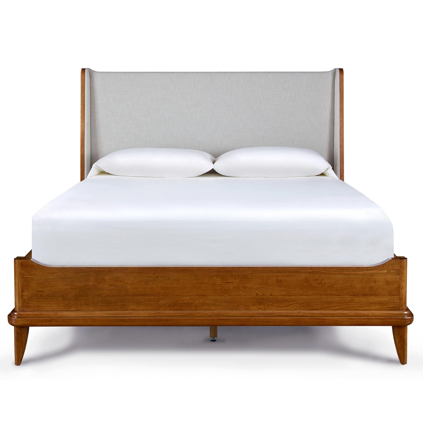Martine Bed with Upholstered Headboard - Stickley Furniture | Mattress
