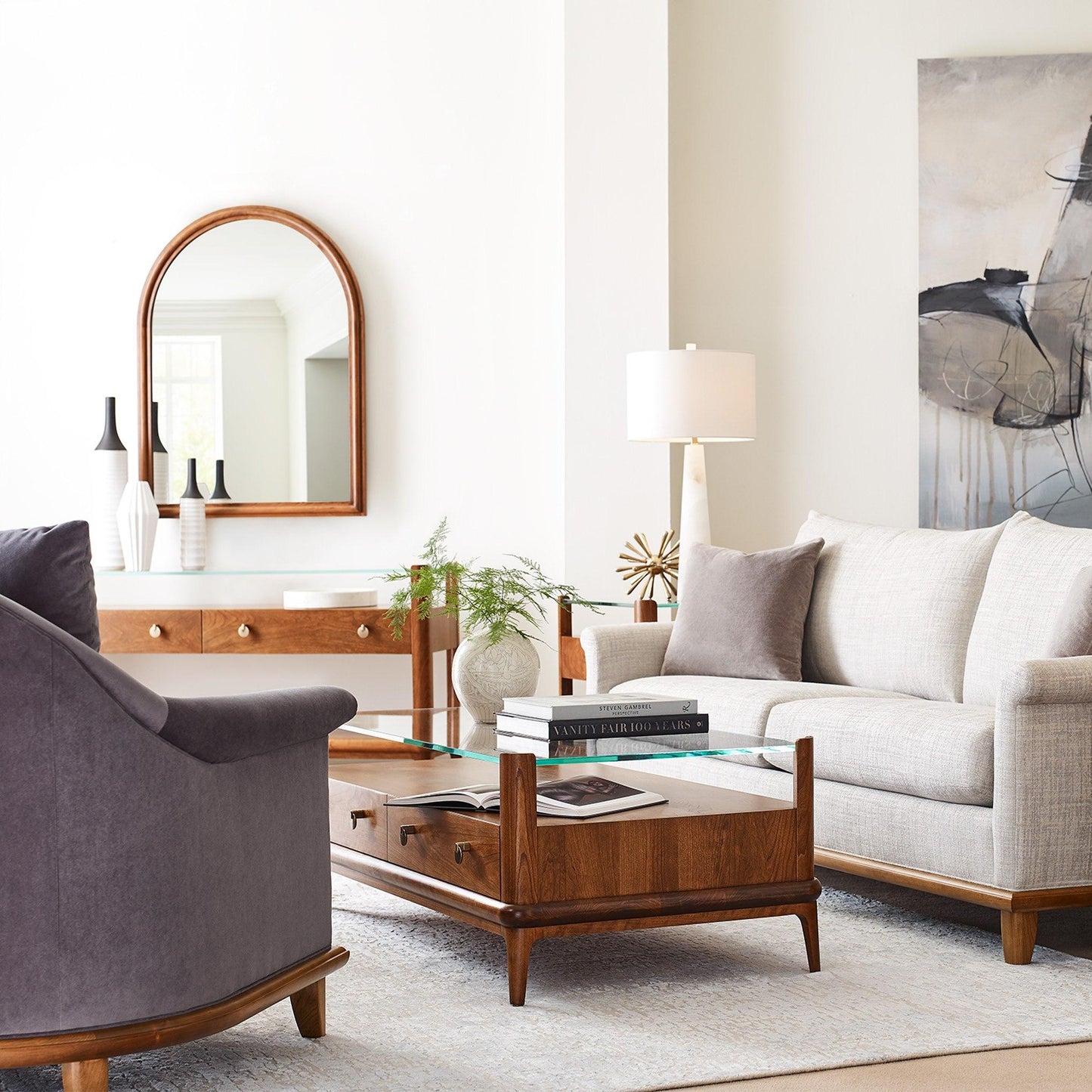 Martine Arced Mirror - Stickley Furniture | Mattress