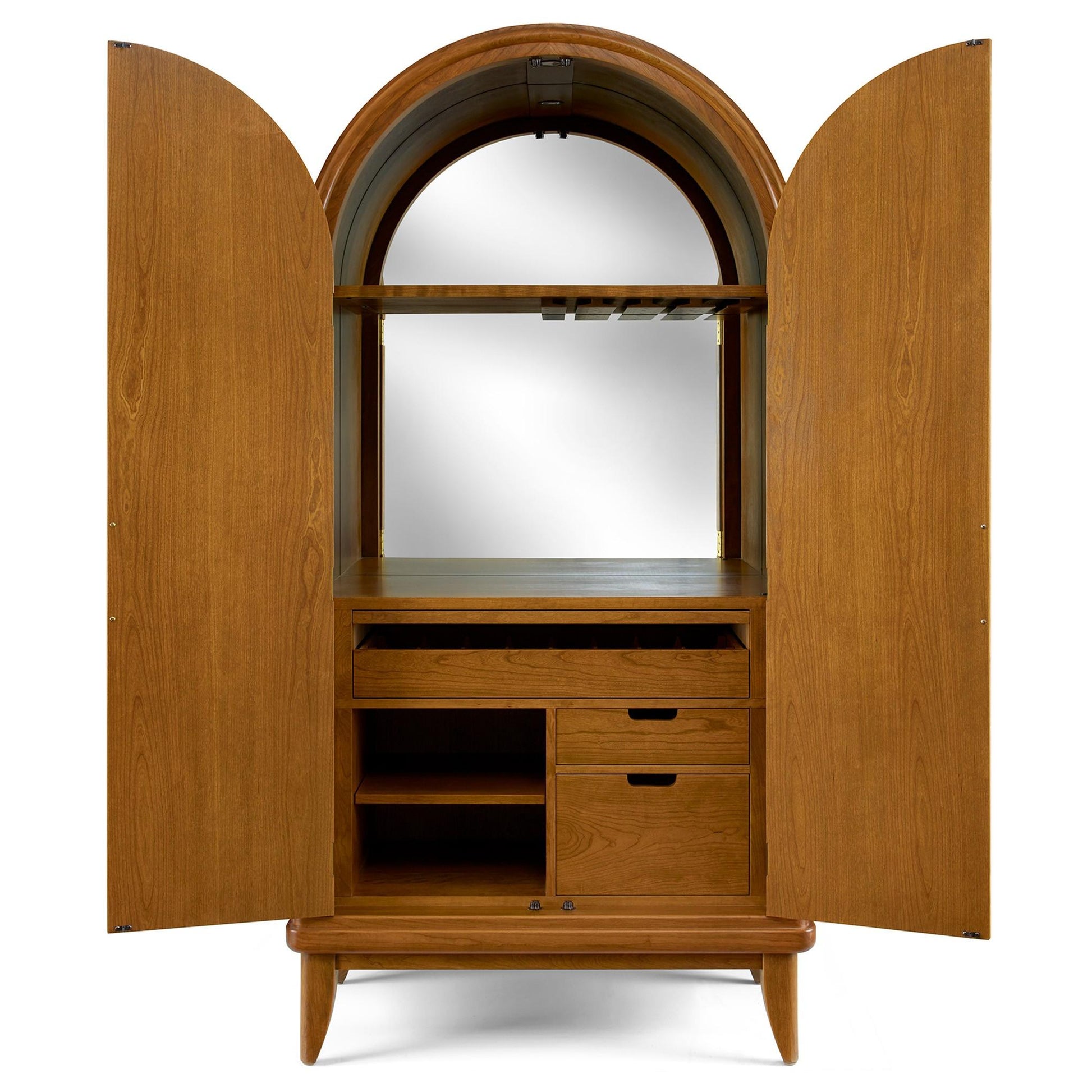 Martine Arced Bar Cabinet - Stickley Furniture | Mattress