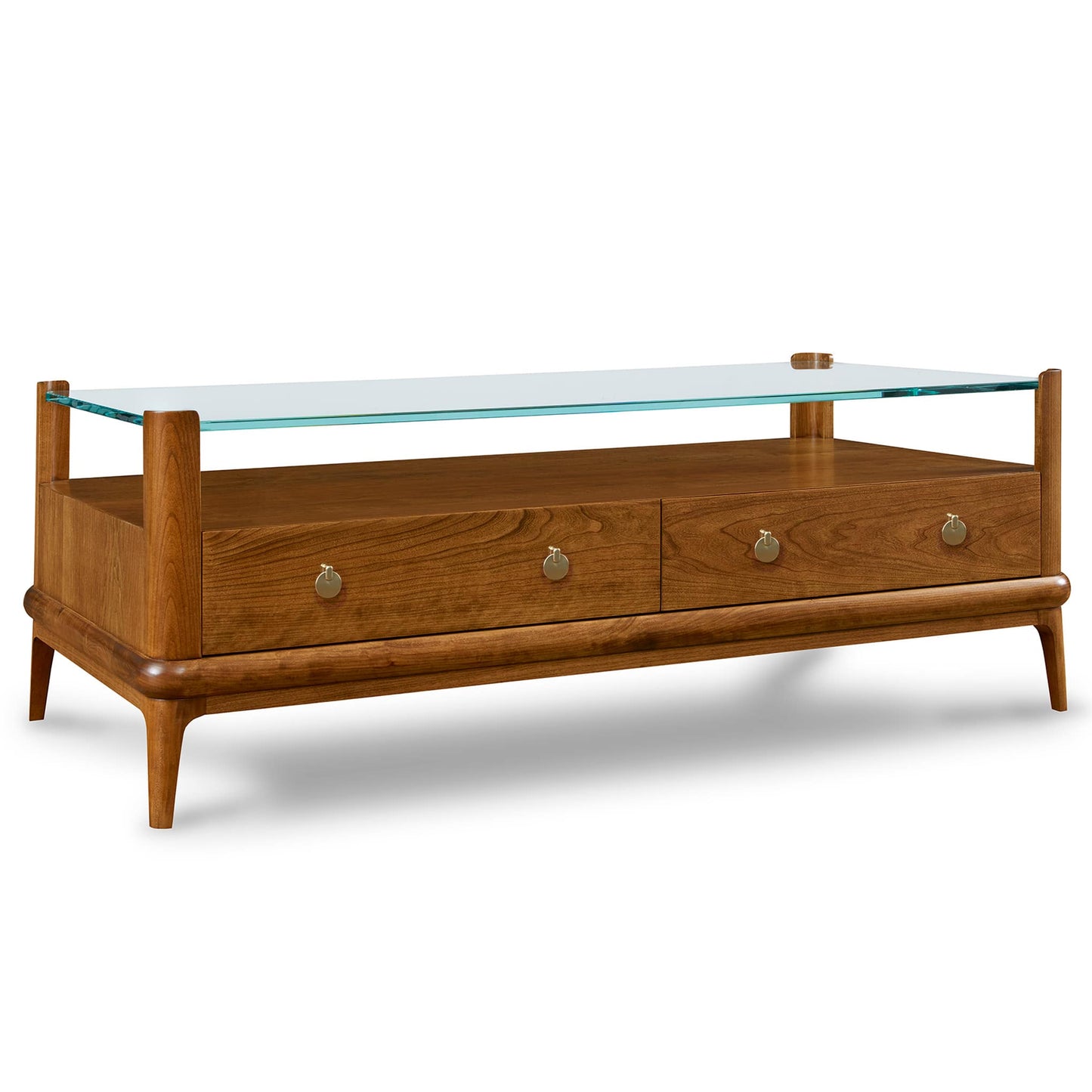 Martine Glass-Top Cocktail Table - Stickley Furniture | Mattress