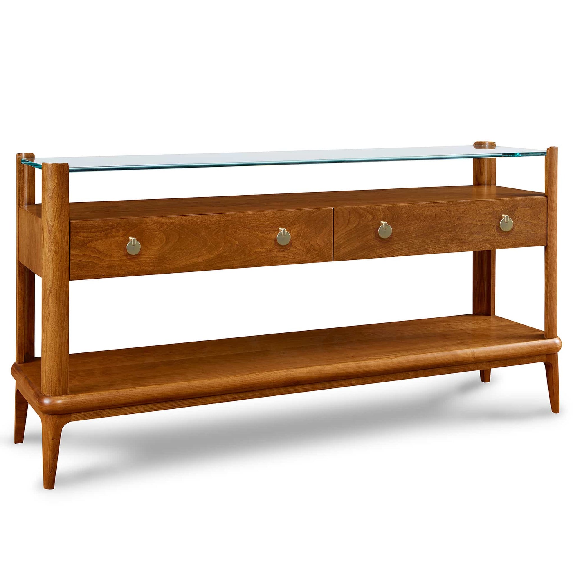 Martine Glass-Top Console Table - Stickley Furniture | Mattress