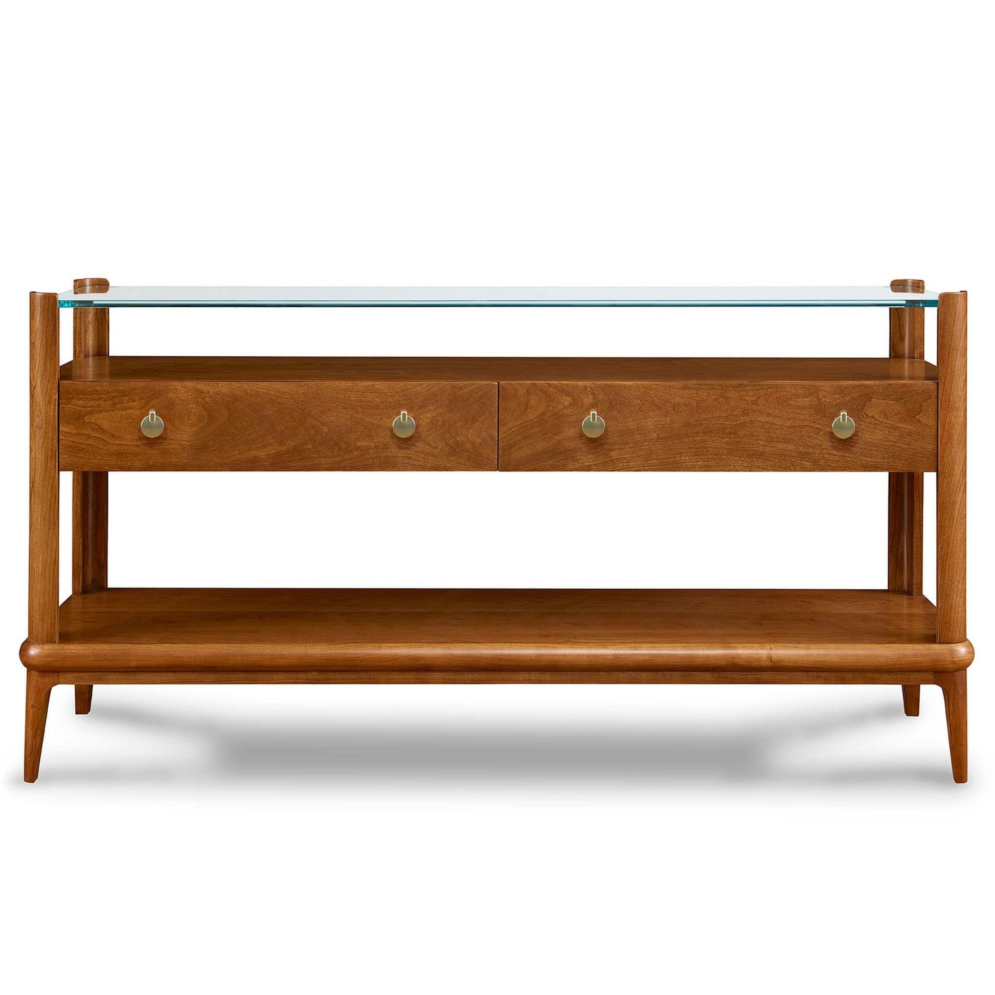 Martine Glass-Top Console Table - Stickley Furniture | Mattress
