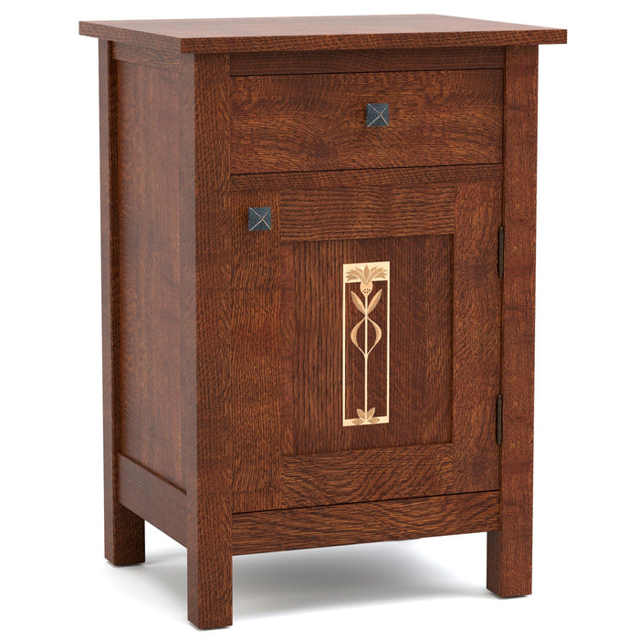 Meadowflower Nightstand Right Hinge 032 Onondaga Finish