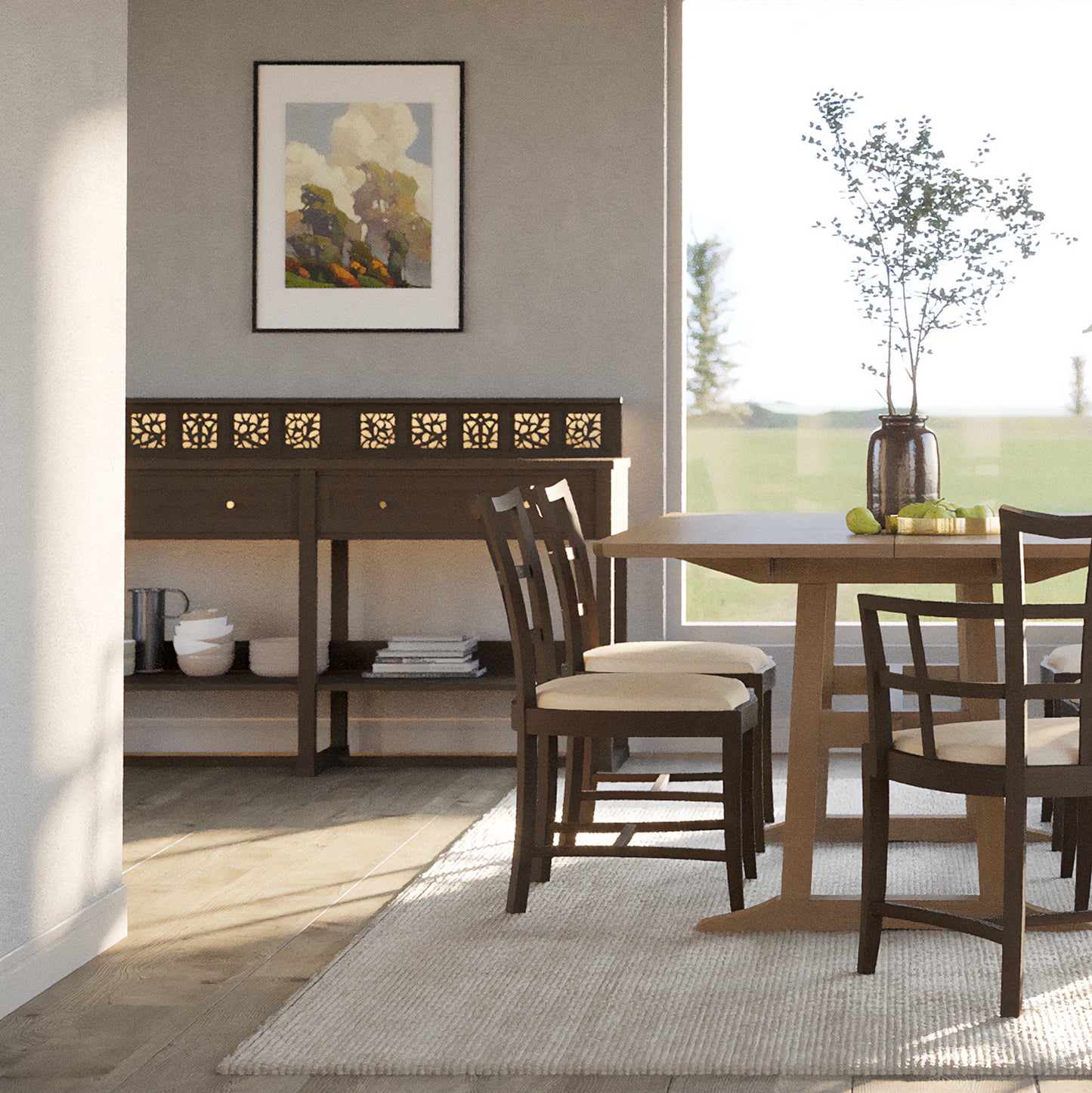 Surrey Hills Server with Gallery - Stickley Furniture | Mattress