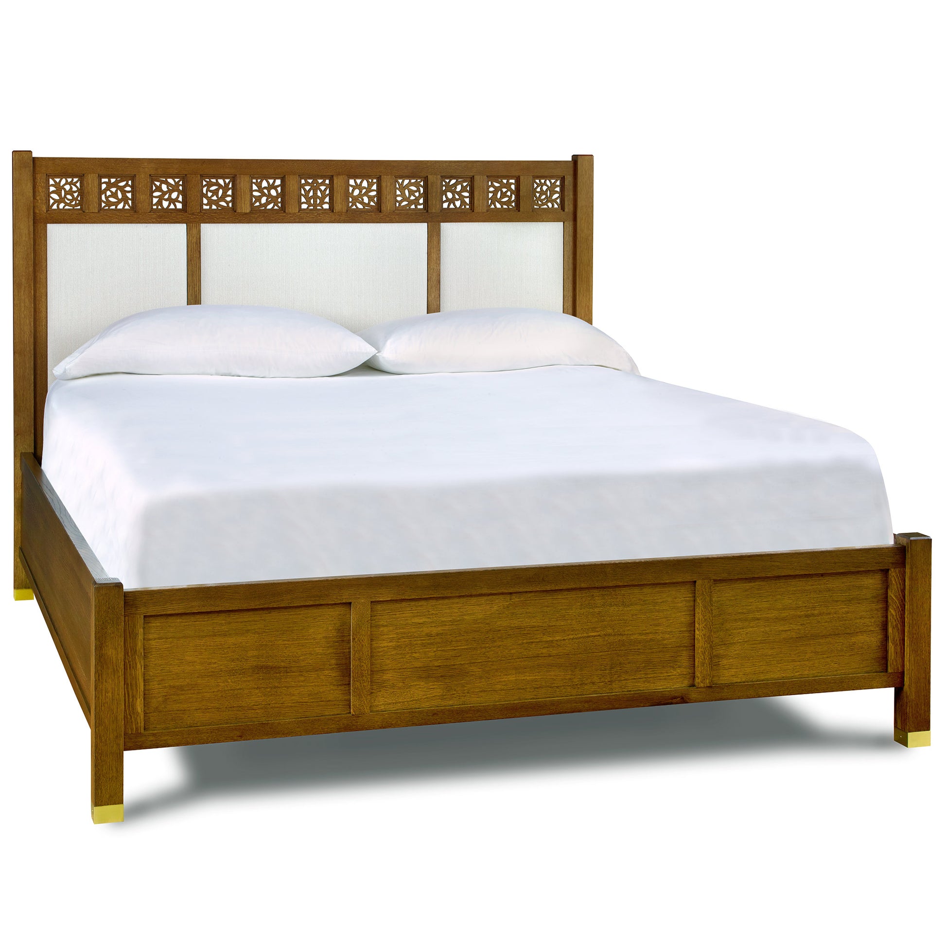 Surrey Hills Upholstered Panel Bed - Stickley Furniture | Mattress