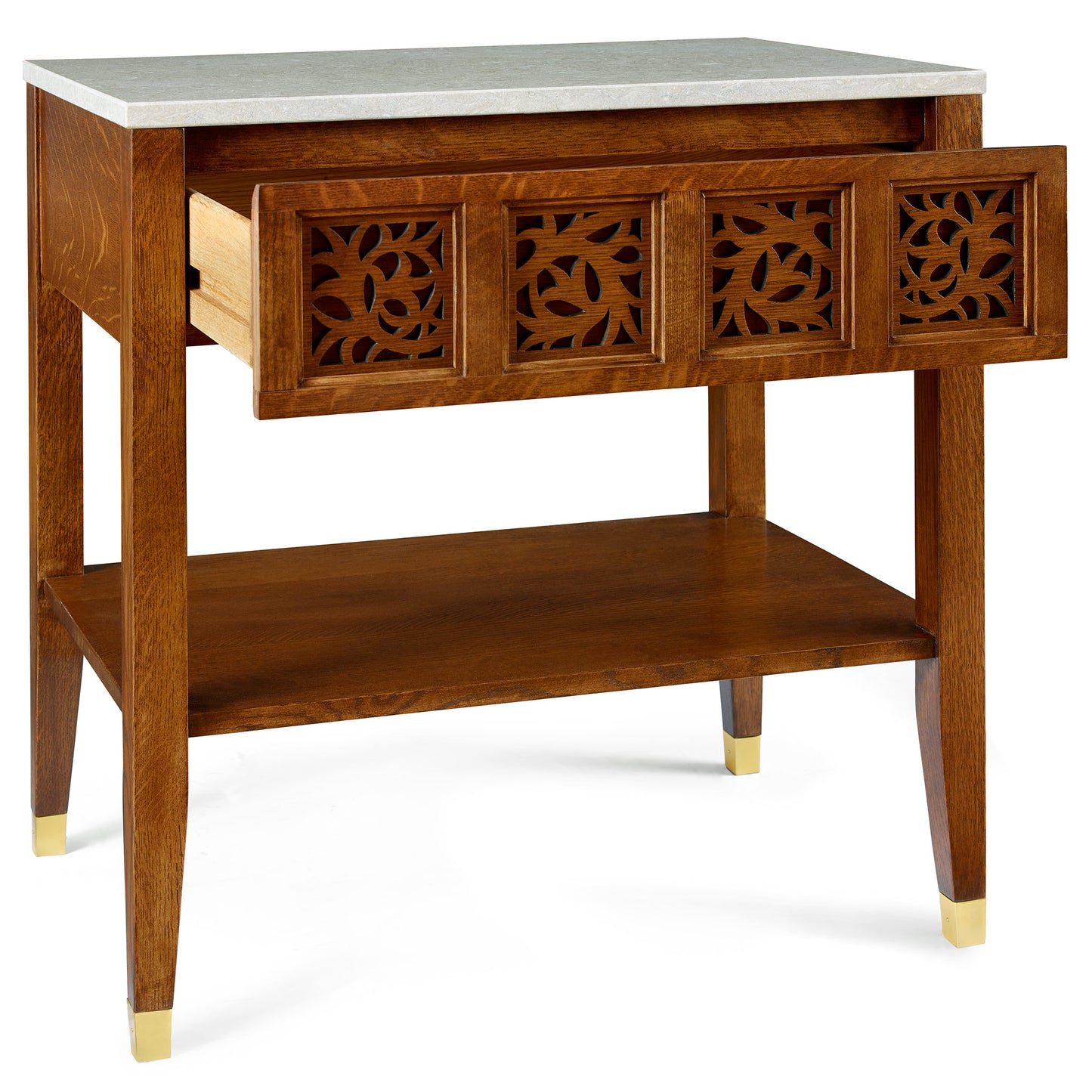 Surrey Hills Open Nightstand, Stone Top - Stickley Furniture | Mattress