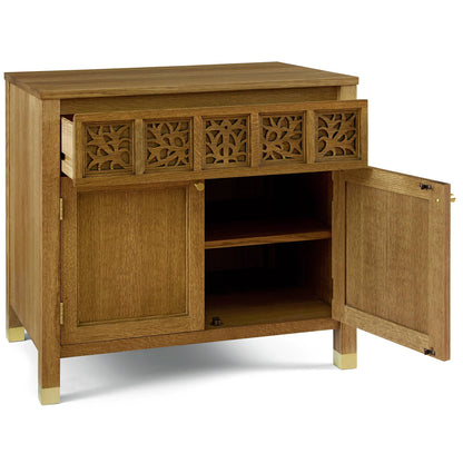 Surrey Hills Two-Door Nightstand, Wood Top - Stickley Furniture | Mattress