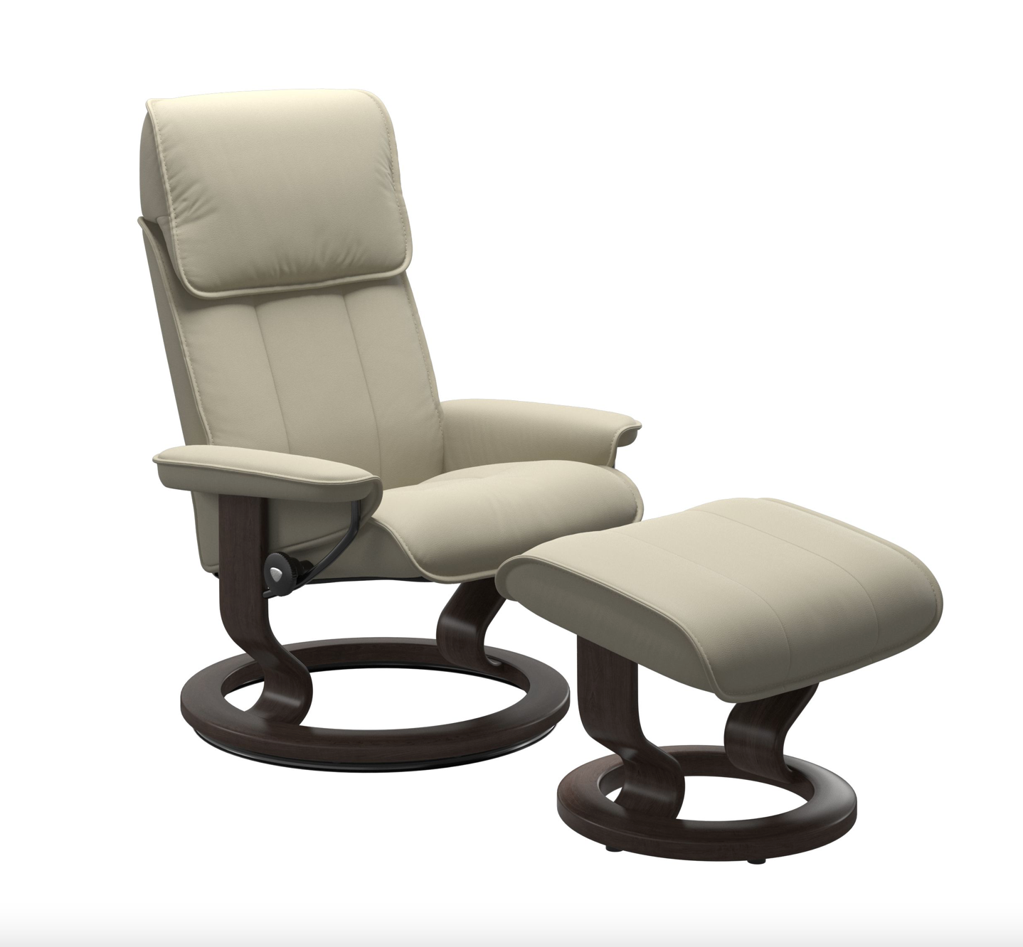 Admiral Classic Chair & Ottoman - Stickley Furniture | Mattress