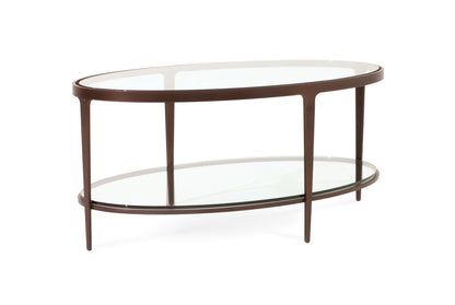 Ellipse Glass Top Cocktail Table - Stickley Furniture | Mattress