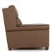 Woodlands Small Roll Arm Wall Recliner Selvano Bark - Side
