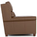 Woodlands Small Roll Arm Wall Recliner with Nails Selvano Bark - Side