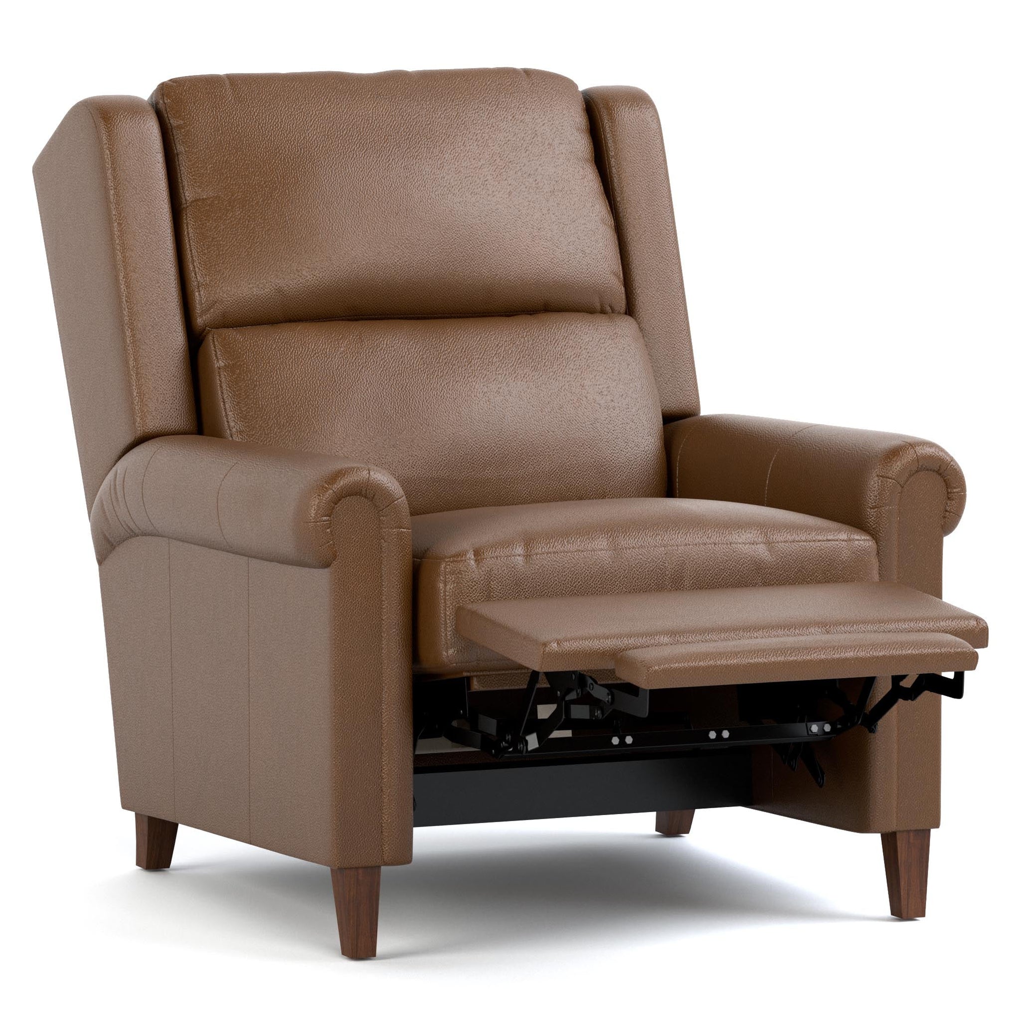 Woodlands Small Roll Arm Power Recliner — Stickley Furniture | Mattress