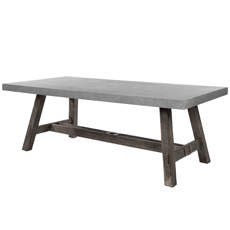 Amherst Concrete/ Hickory Dining Table - Stickley Furniture | Mattress