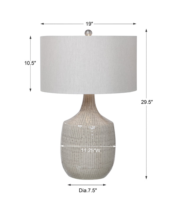 Felipe Gray Table Lamp - Stickley Furniture | Mattress