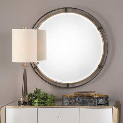 Carrizo Round Mirror - Stickley Furniture | Mattress