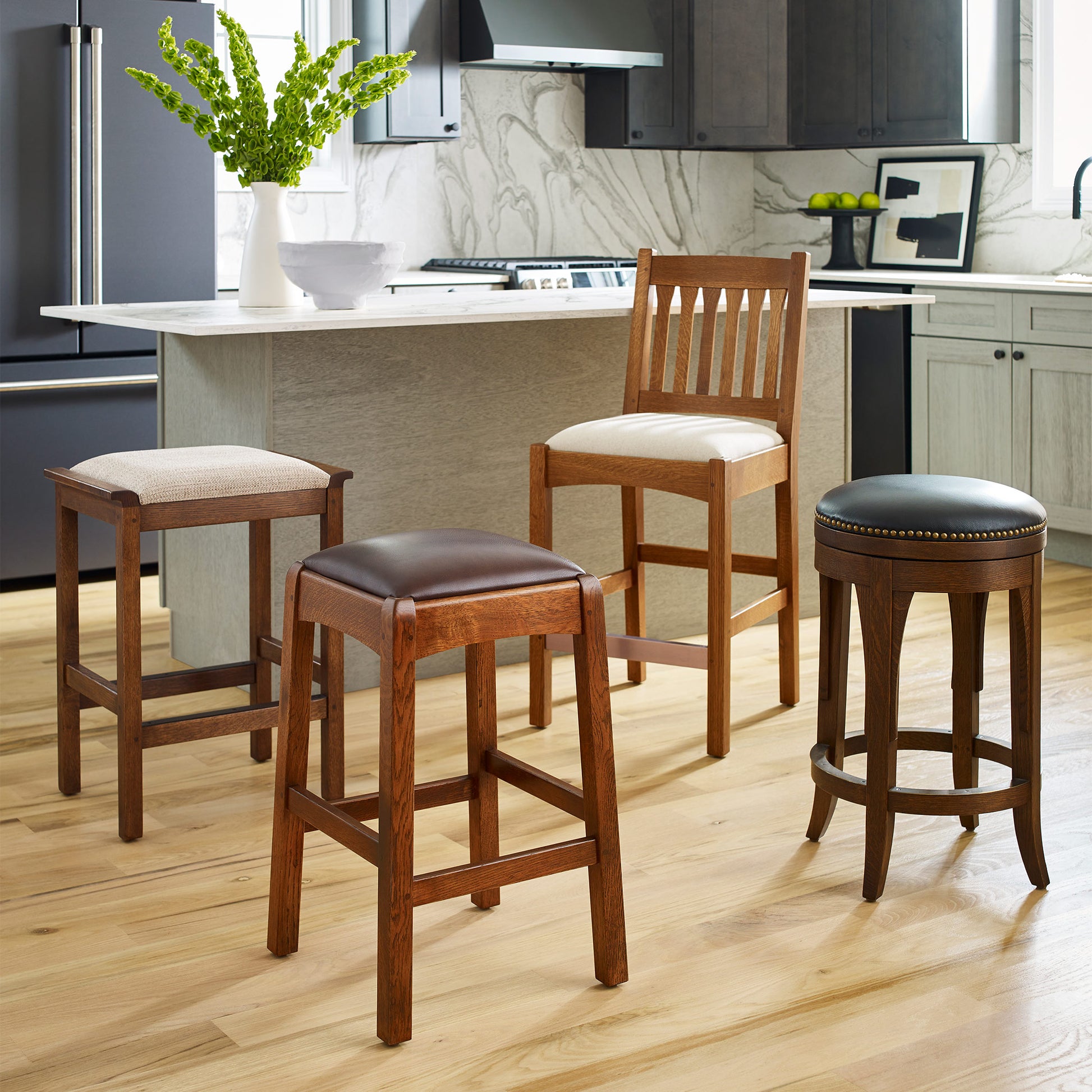 Slat Back Stool - Stickley Furniture | Mattress