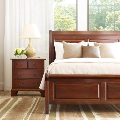 Wayside Inn Sleigh Bed - Stickley Furniture | Mattress