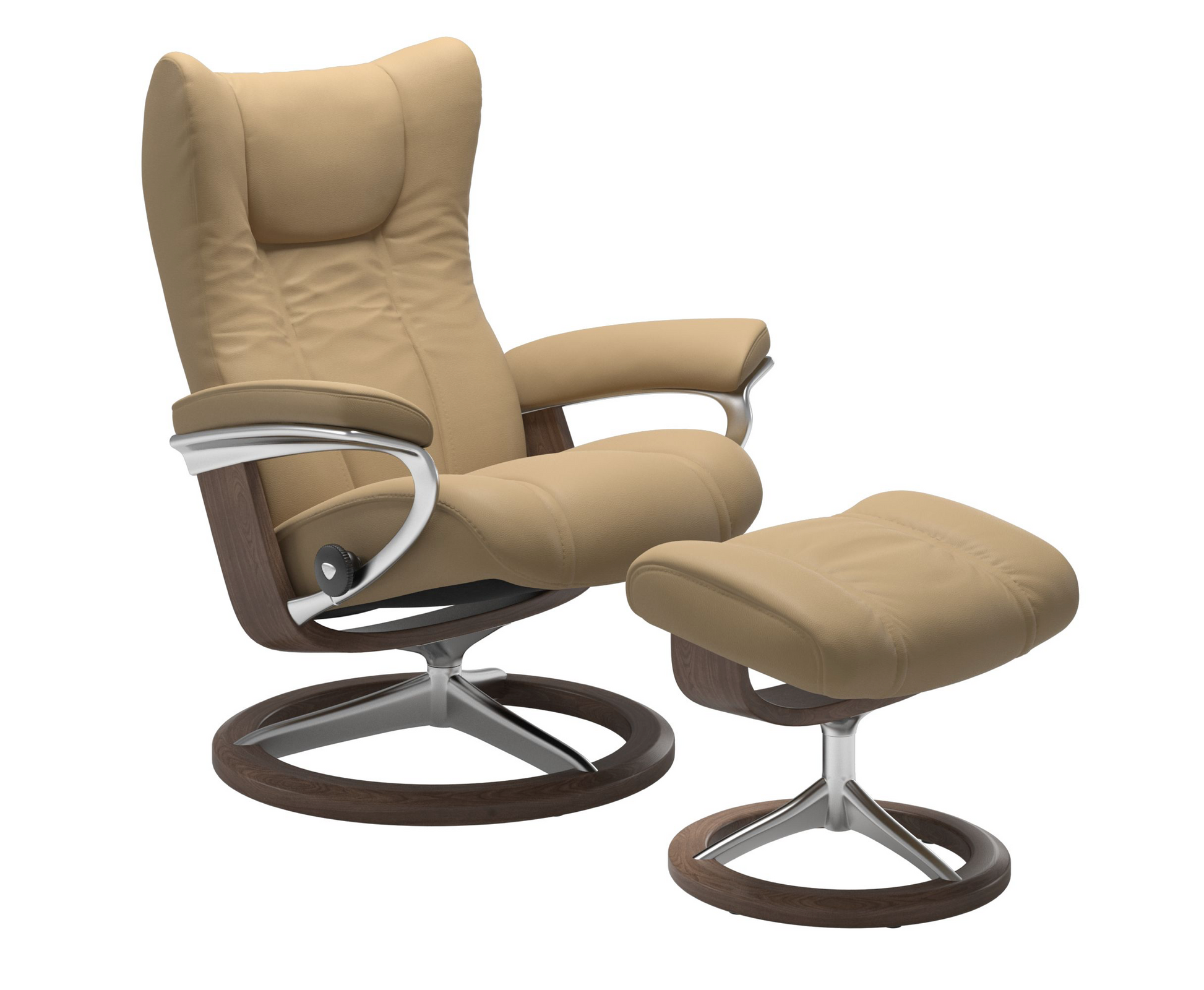 Wing Signature Chair & Ottoman - Stickley Furniture | Mattress