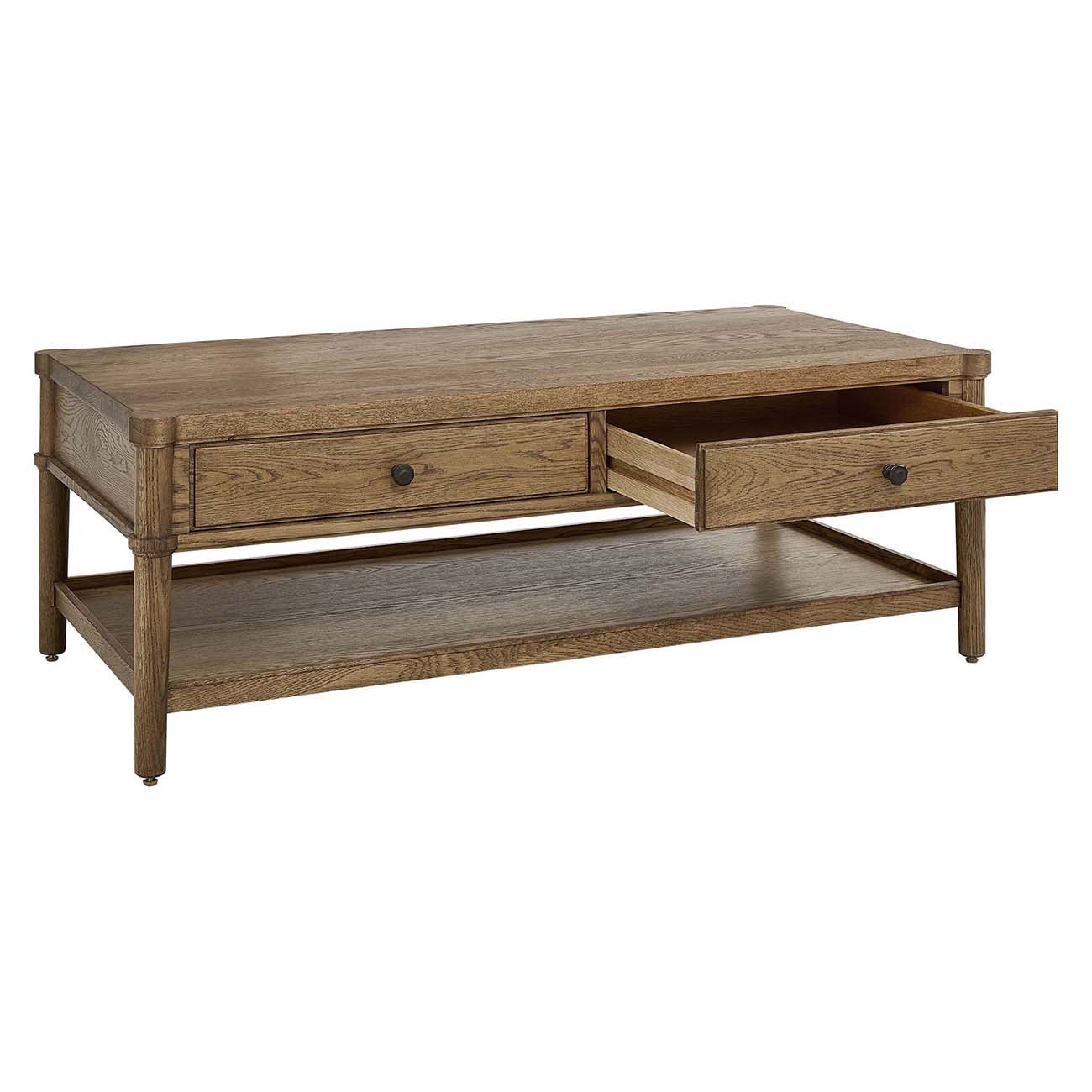St. Lawrence Post Cocktail Table - Stickley Furniture | Mattress