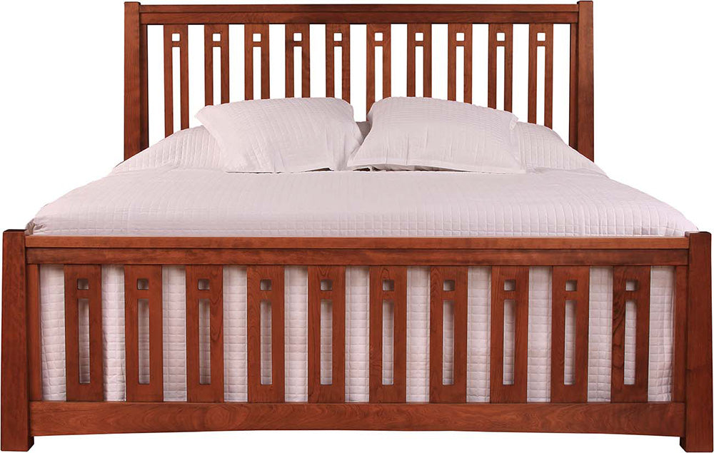 Highlands Pierced Slat Bed - Stickley Furniture | Mattress