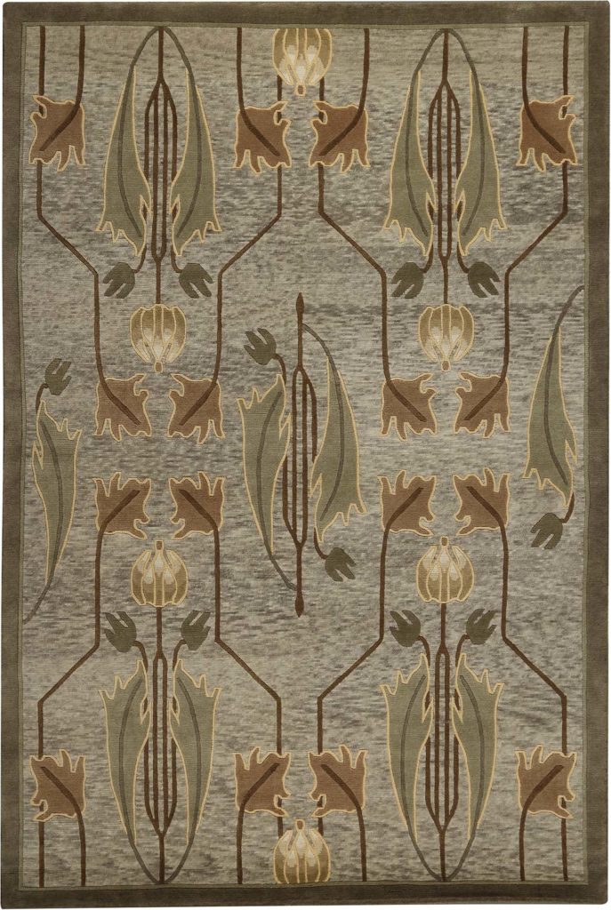 Rennie Tulip Rug - Sage - Stickley Furniture | Mattress