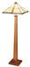 Square Base Floor Lamp with Art Glass Shade - Stickley Furniture | Mattress