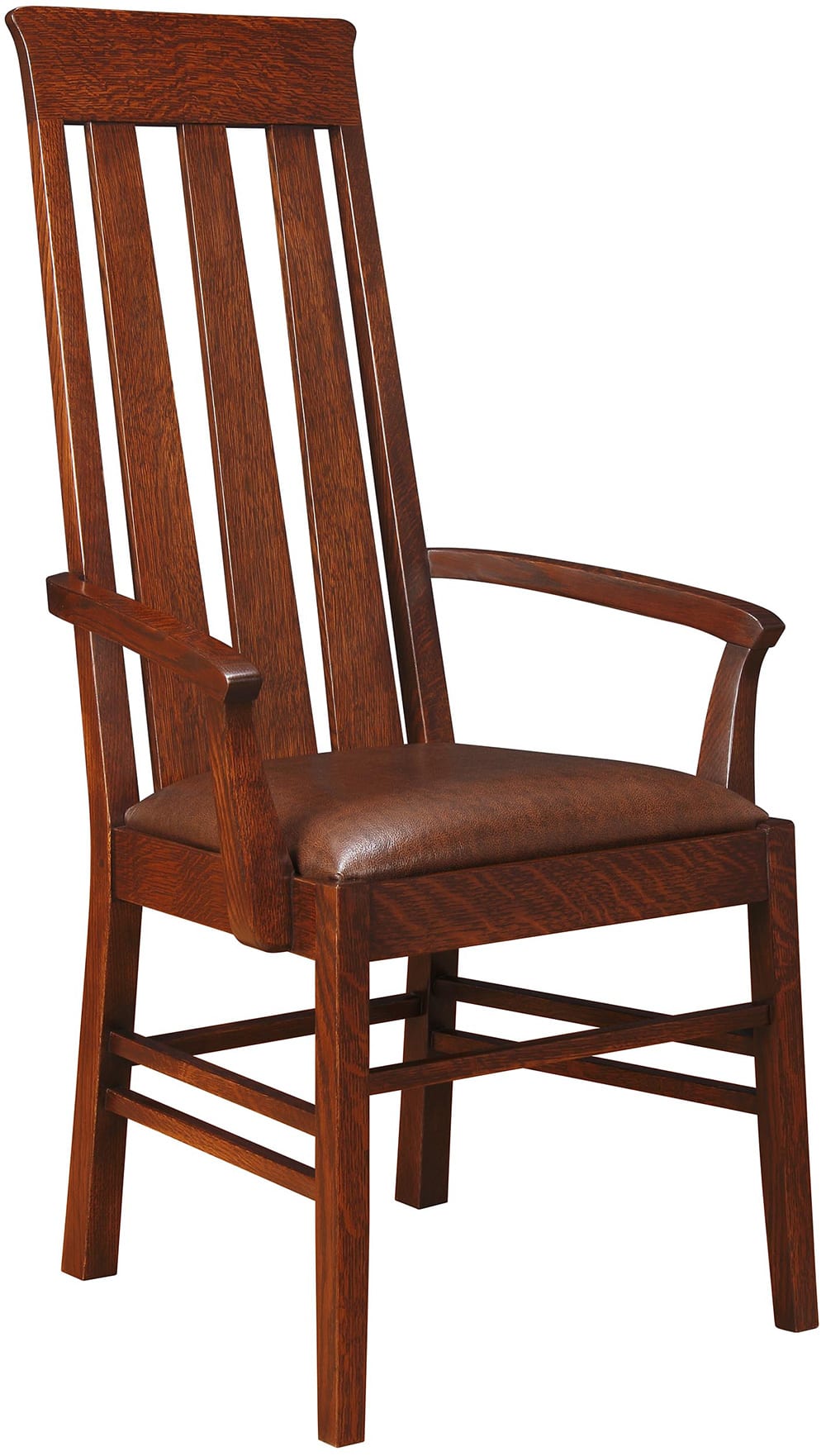 Highlands Arm Chair Cherry 92N Windsor Fabric 4849 19