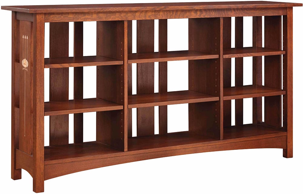 Slatted Back Bookcase w/Six Shelves - Stickley Furniture | Mattress