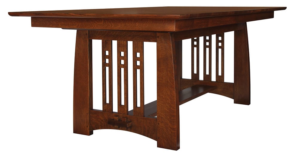 Highlands Trestle Table - Stickley Furniture | Mattress